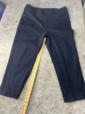 Chico's woman's Dark Indigo Relaxed Stretch Jeans
